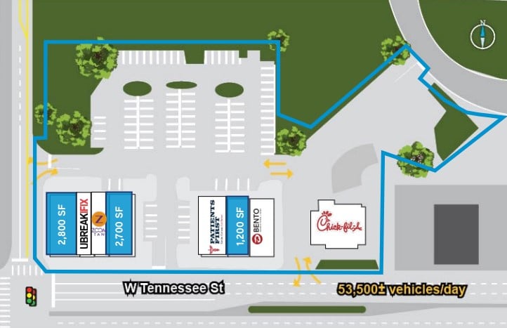 Colliers W Tenn Street - Site Plan